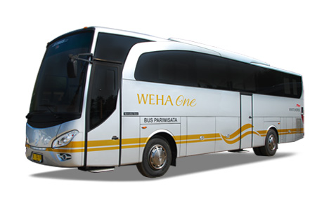 gambar exterior bus White Horse Weha One